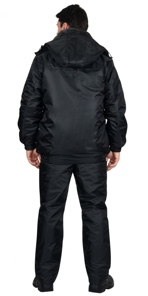 Куртка СИРИУС-ПОЛЮС утепленная черная