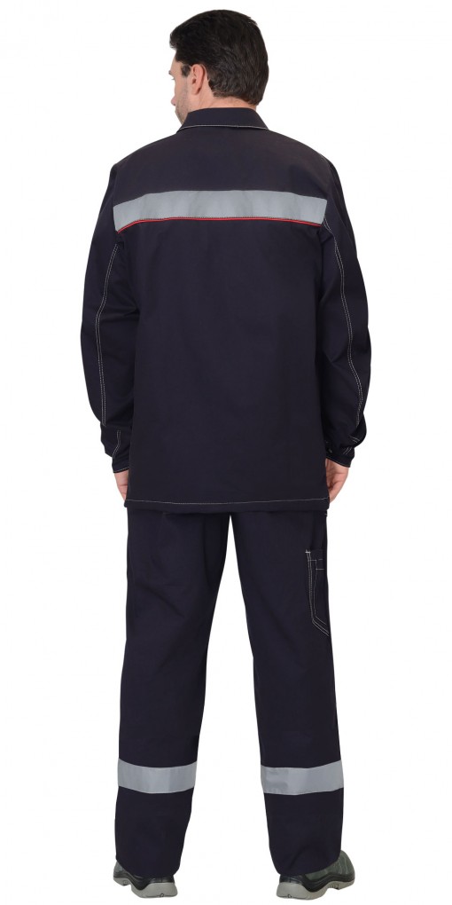 Костюм СИРИУС-СФЕРА: куртка, брюки, темно-синий с СОП