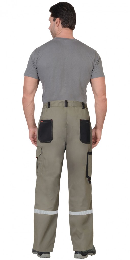 Брюки СИРИУС-СТАН оливковые с черные и СОП