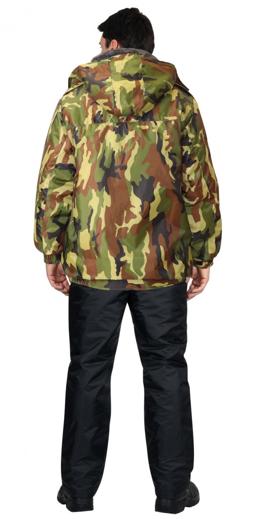 Куртка СИРИУС-ПОЛЮС утепленная КМФ зеленая