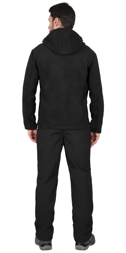 Куртка флисовая СИРИУС-ТЕХНО черная