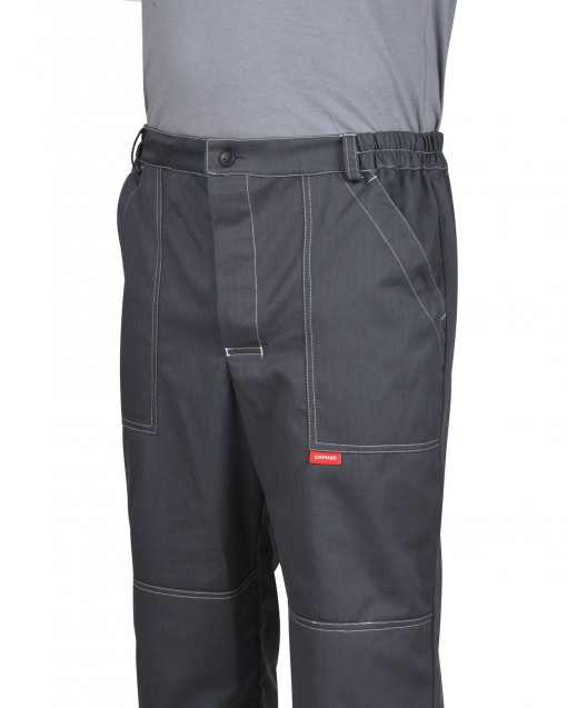 Брюки летние из антиэлектростатической ткани серые с СОП