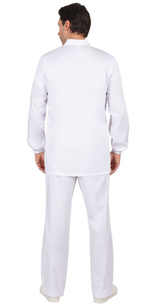 Костюм СИРИУС-СИЦИЛИЯ мужской: куртка, брюки белый