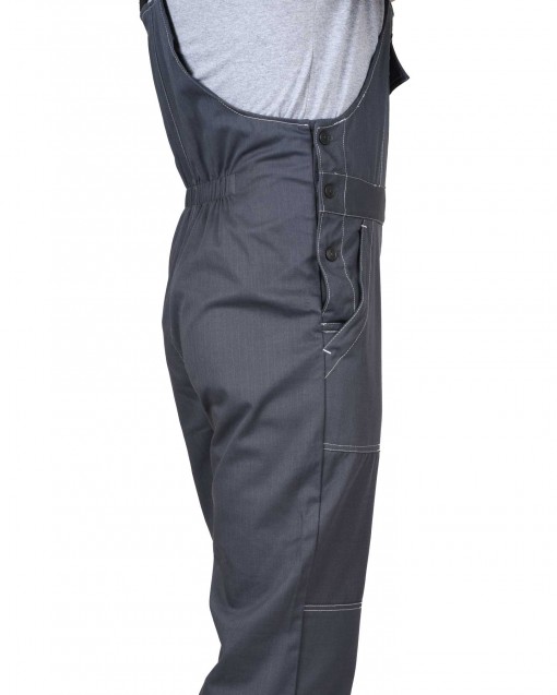 Полукомбинезон летний из антиэлектростатической ткани серый с СОП