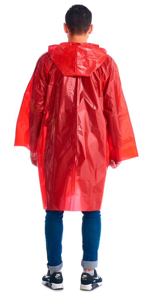 Плащ-дождевик СИРИУС-ЛЮКС красный