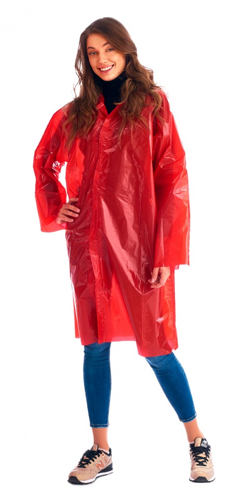 Плащ-дождевик СИРИУС-ЛЮКС красный