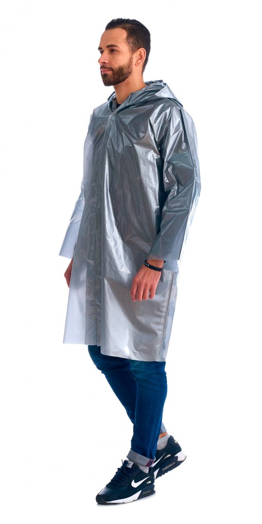 Плащ-дождевик СИРИУС-ЛЮКС серебро