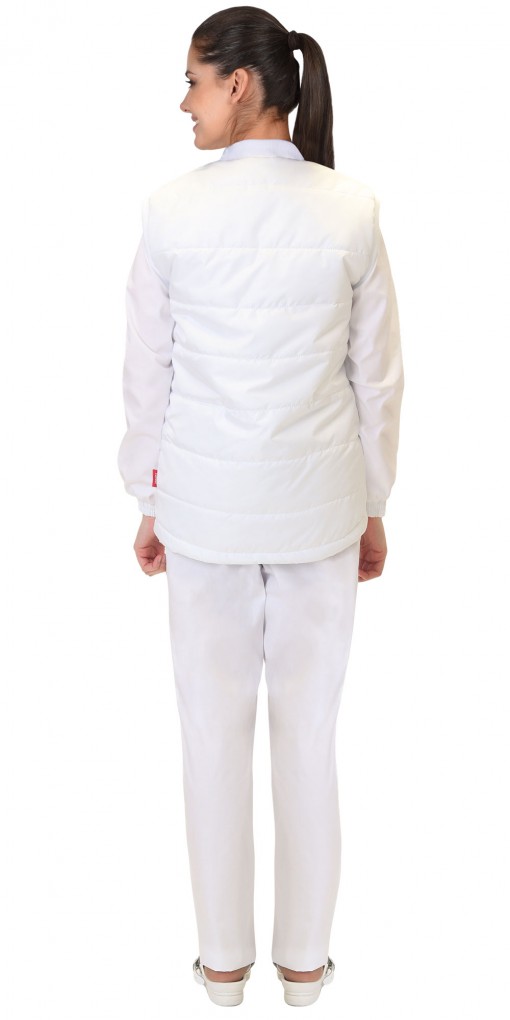 Жилет утепленный СИРИУС-МИШЛЕН белый