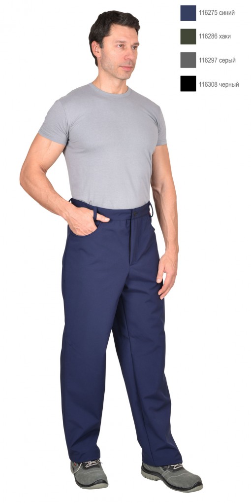 Брюки СИРИУС-АЗОВ демисезонные софтшелл синии