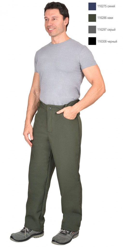 Брюки СИРИУС-АЗОВ демисезонные софтшелл хаки