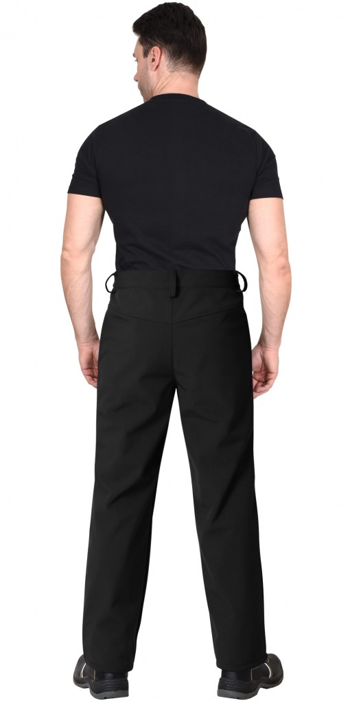 Брюки СИРИУС-АЗОВ демисезонные софтшелл черные