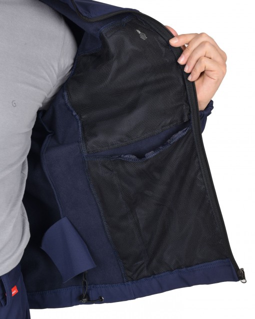 Куртка СИРИУС-АЗОВ демисезонная софтшелл синяя