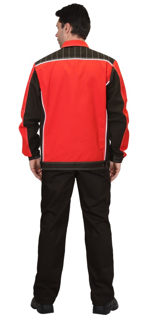 Куртка СИРИУС-ПРЕСТИЖ красная с черным и СК