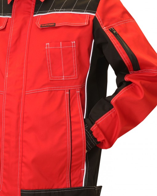 Куртка СИРИУС-ПРЕСТИЖ красная с черным и СК