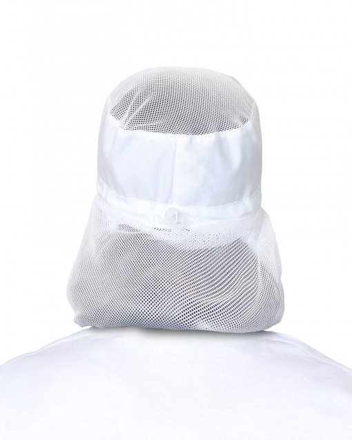 Колпак повара с сеткой белый