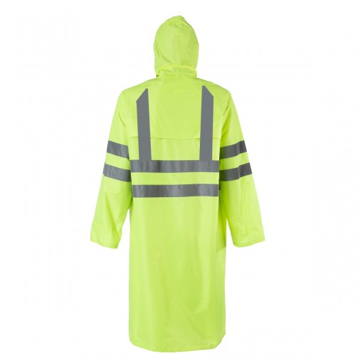 Плащ влагозащитный нейлоновый 2Hands PP3HV повышенной видимости с СОП лимонный