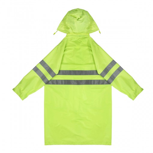 Плащ влагозащитный нейлоновый 2Hands PP3HV повышенной видимости с СОП лимонный