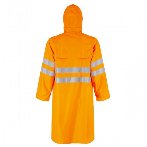 Плащ влагозащитный нейлоновый 2Hands PP4HV повышенной видимости с СОП оранжевый
