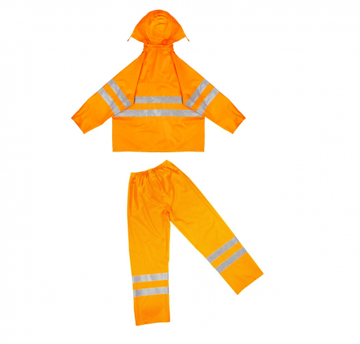 Костюм влагозащитный нейлоновый 2Hands KP4HV куртка/брюки повышенной видимости с СОП оранжевый