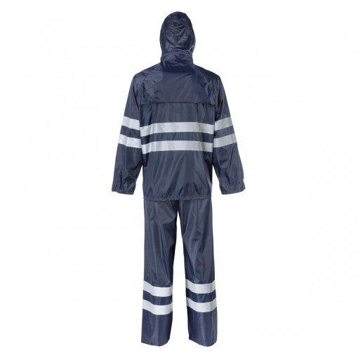 Костюм влагозащитный нейлоновый 2Hands KP2HV куртка/брюки повышенной видимости с СОП синий