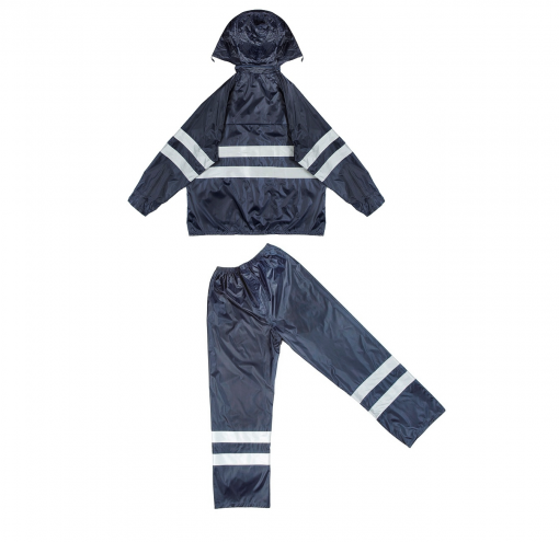 Костюм влагозащитный нейлоновый 2Hands KP2HV куртка/брюки повышенной видимости с СОП синий