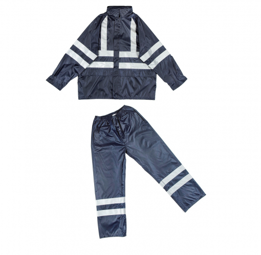 Костюм влагозащитный нейлоновый 2Hands KP2HV куртка/брюки повышенной видимости с СОП синий