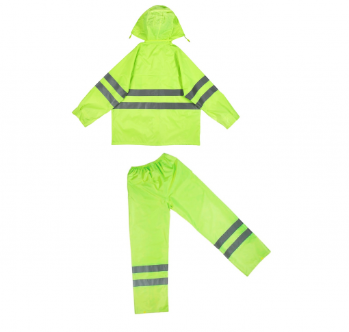 Костюм влагозащитный нейлоновый 2Hands KP3HVP куртка/брюки повышенной видимости и плотности с СОП лимонный