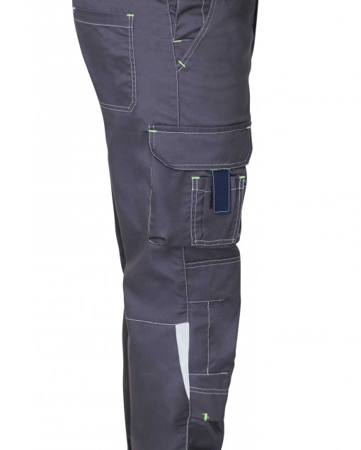 Полукомбинезон СИРИУС-ДЖЕТ серый с синим стрейч