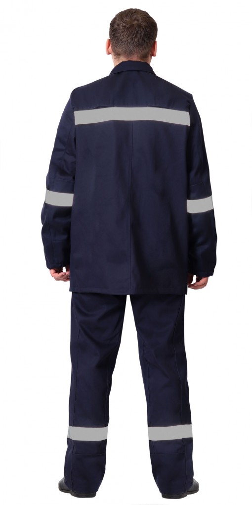 Костюм сварщика СИРИУС-СВИНКС летний: куртка, брюки темно-синий и СОП