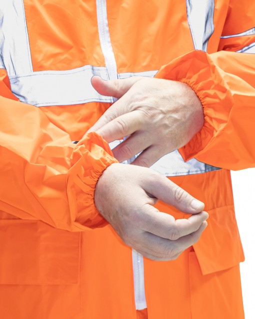 Костюм влагозащитный ПВХ SIRIUS Профи оранжевый с СОП