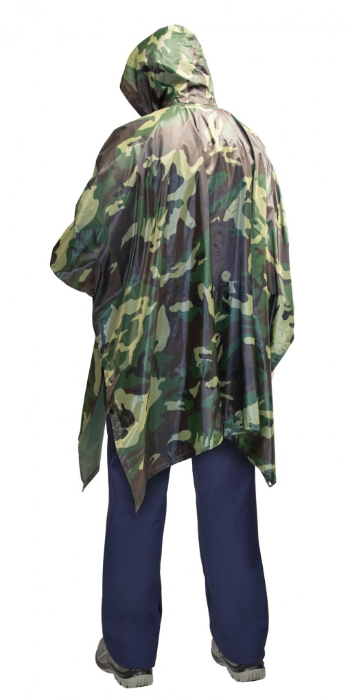 Пончо влагозащитное SIRIUS Стандарт КМФ зеленый