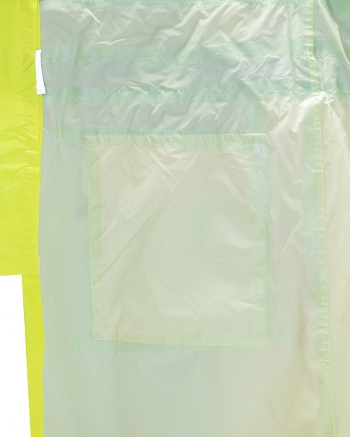 Плащ влагозащитный ПВХ SIRIUS Профи лимонный с СОП