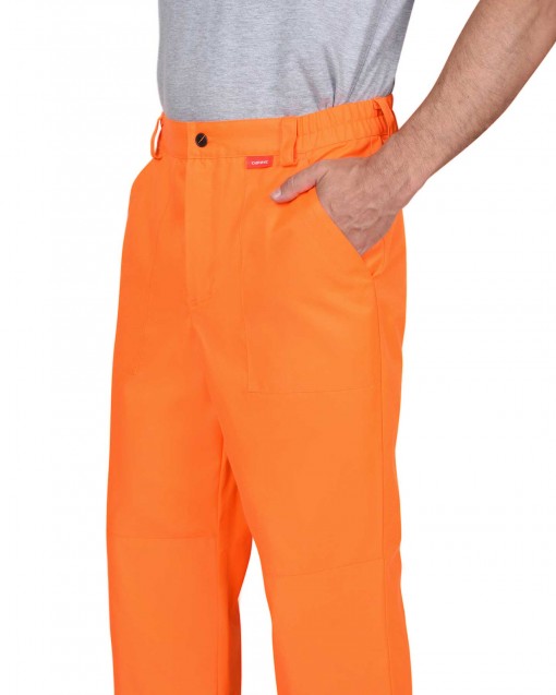 Брюки СИРИУС-ТЕРМИНАЛ-3-РОСС оранжевые с темно-синим и СОП