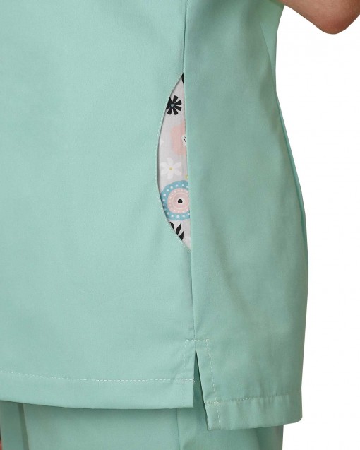 Костюм СИРИУС-СЕЛЕНА женский: блуза, брюки мятный