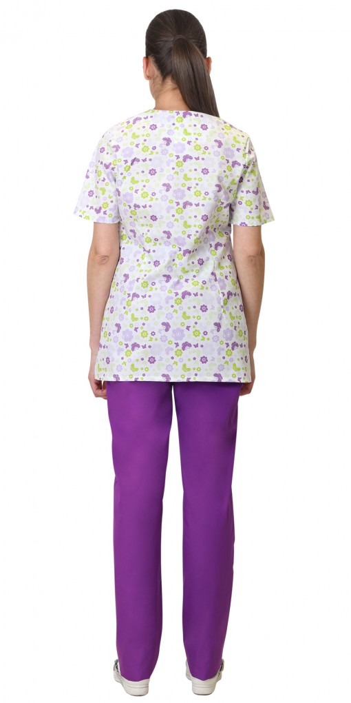 Костюм СИРИУС-БАБОЧКИ женский: блуза, брюки