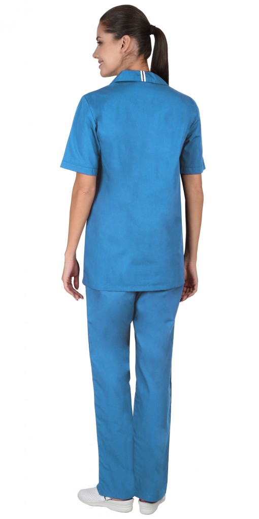 Костюм СИРИУС-ВИКТОРИЯ женский: куртка, брюки голубой