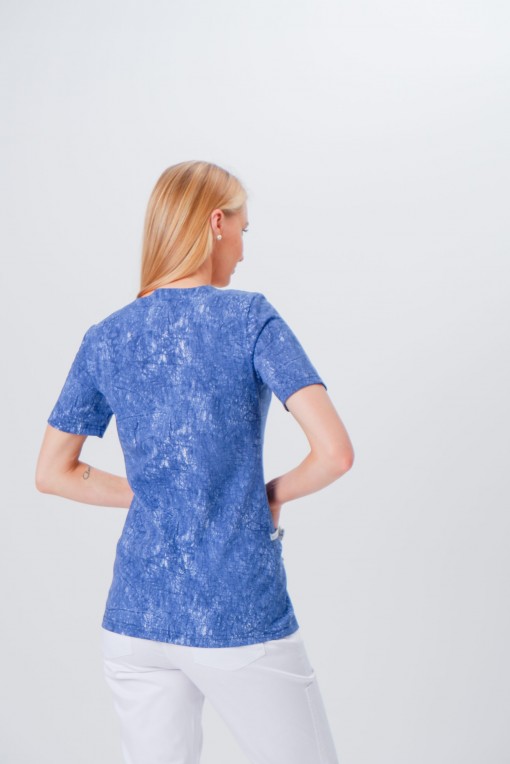 Блуза ВИТЕРРА DS женская: голубая лагуна