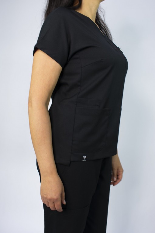Блуза НЮША TREND женская: черная