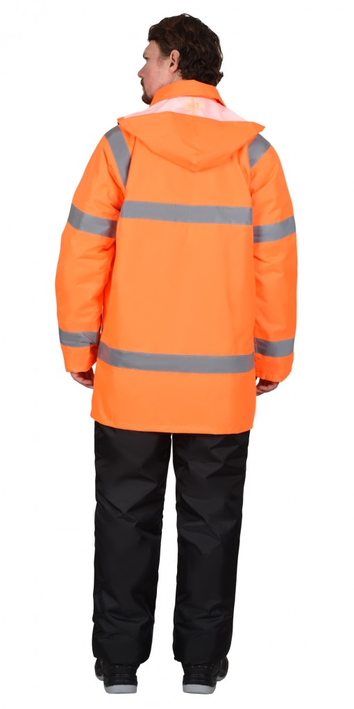 Куртка СИРИУС-АТЛАС утепленная оранжевая с СОП