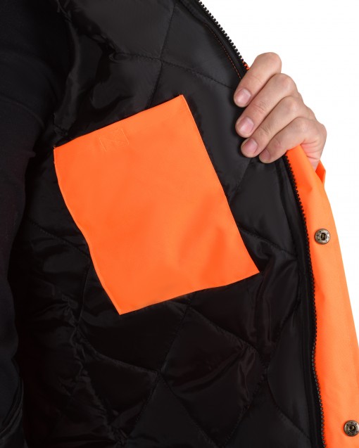 Куртка СИРИУС-АТЛАС утепленная оранжевая с СОП