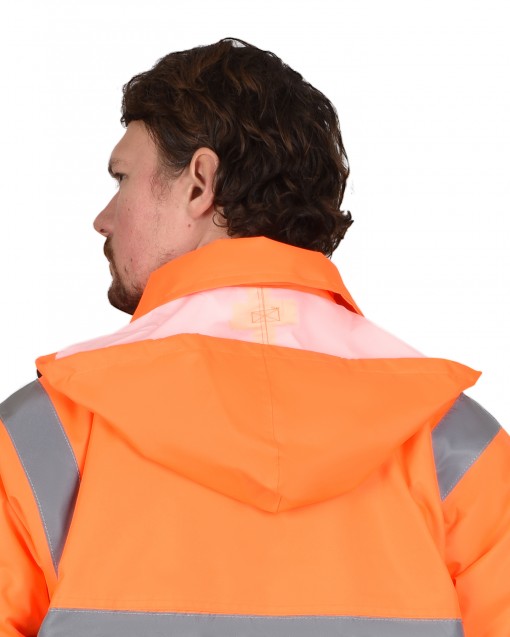 Куртка СИРИУС-АТЛАС утепленная оранжевая с СОП