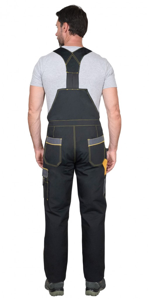 Полукомбинезон СИРИУС-АГАТ черный с темно-серым