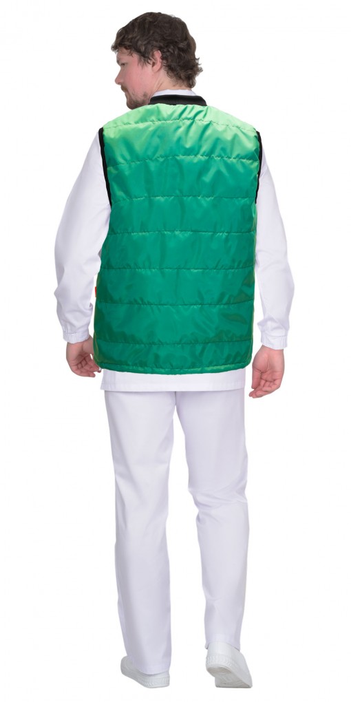 Жилет утепленный СИРИУС-МИШЛЕН тёмно-зеленый