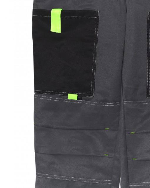 Костюм СИРИУС-ФАВОРИТ куртка/полукомбинезон, тёмно-серый с черным