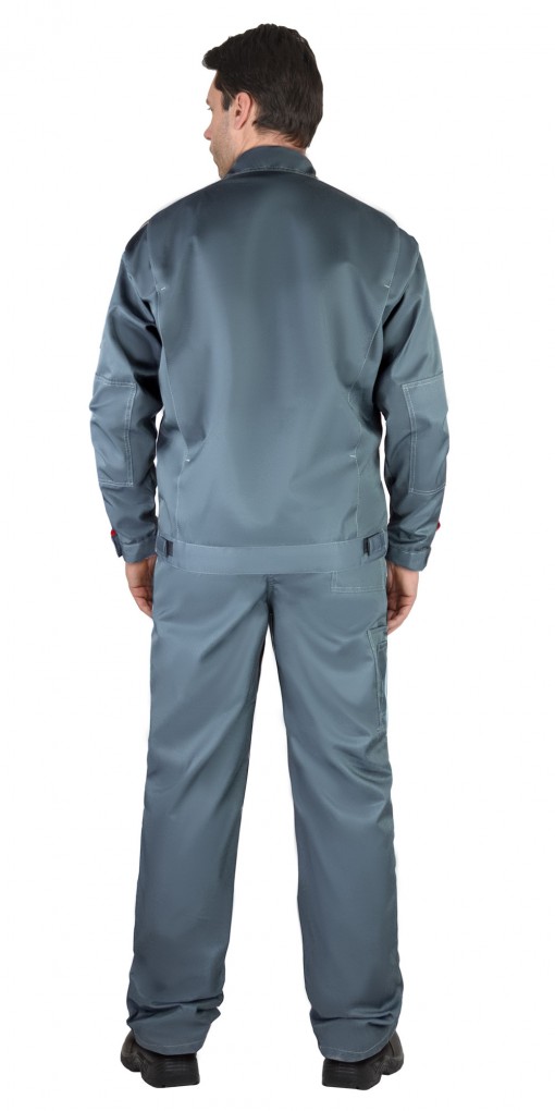 Костюм СИРИУС-ФАВОРИТ-РОСС куртка, полукомбинезон, темно-серый со светло-серым