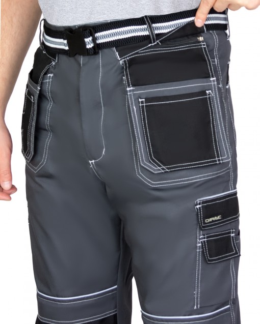 Брюки СИРИУС-ПРЕСТИЖ-Л темно-серые с черным