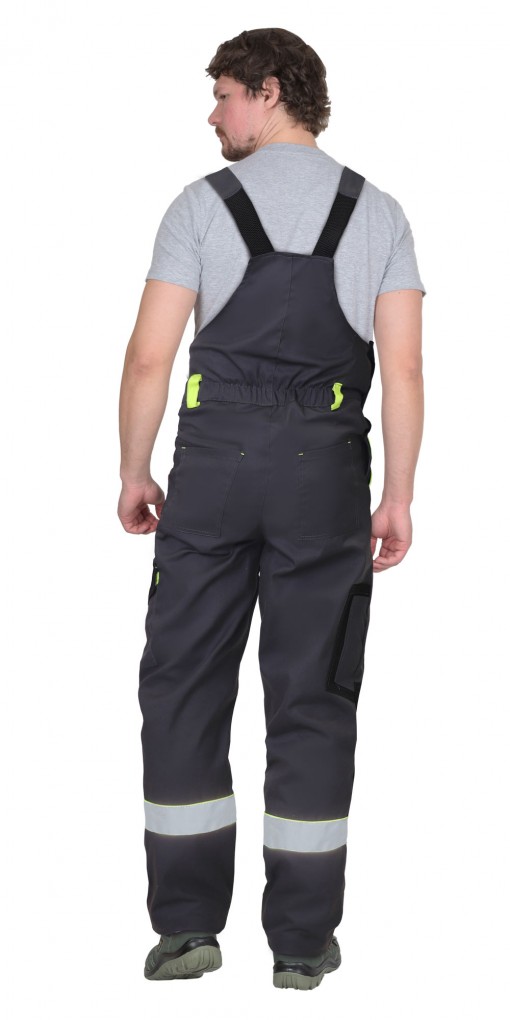 Костюм СИРИУС-ХОВАРД-РОСС куртка, полукомбинезон, темно-серый с черным и СОП 50мм