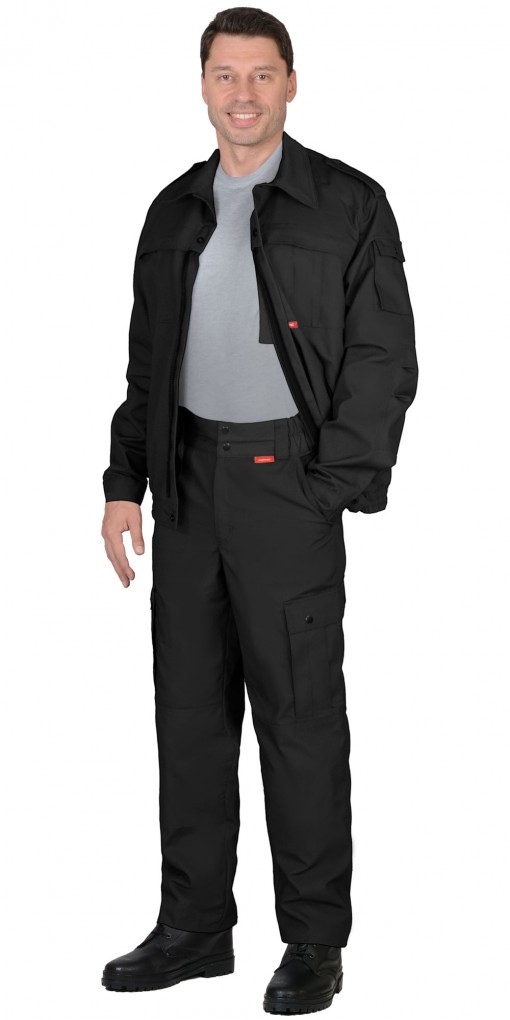 Костюм СИРИУС-ТАЙФУН : куртка, брюки черный