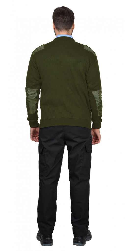 Джемпер форменный олива