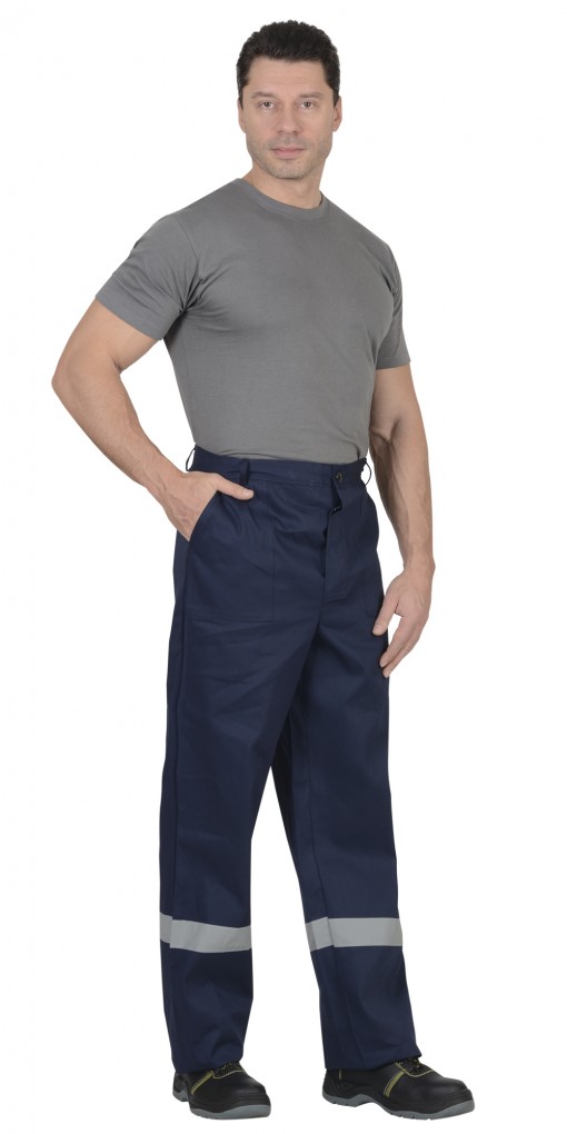 Костюм СИРИУС-ПРОИЗВОДСТВЕННИК: куртка, брюки синий с васильковым с СОП